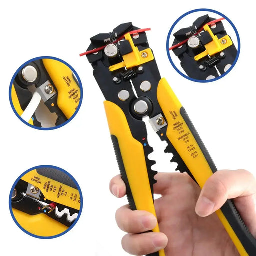 Multifunctional Wire Stripper & Crimper Pliers (different models available) by Habicare