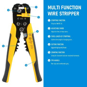 Multifunctional Wire Stripper & Crimper Pliers (different models available) by Habicare