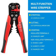 Multifunctional Wire Stripper & Crimper Pliers (different models available) by Habicare