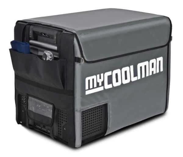 Insulated Cover For MyCoolman 69L (RVB 608) on a myCOOLMAN portable fridge.