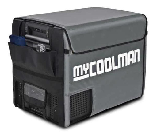 Insulated Cover For MyCoolman 69L (RVB 608) on a myCOOLMAN portable fridge.