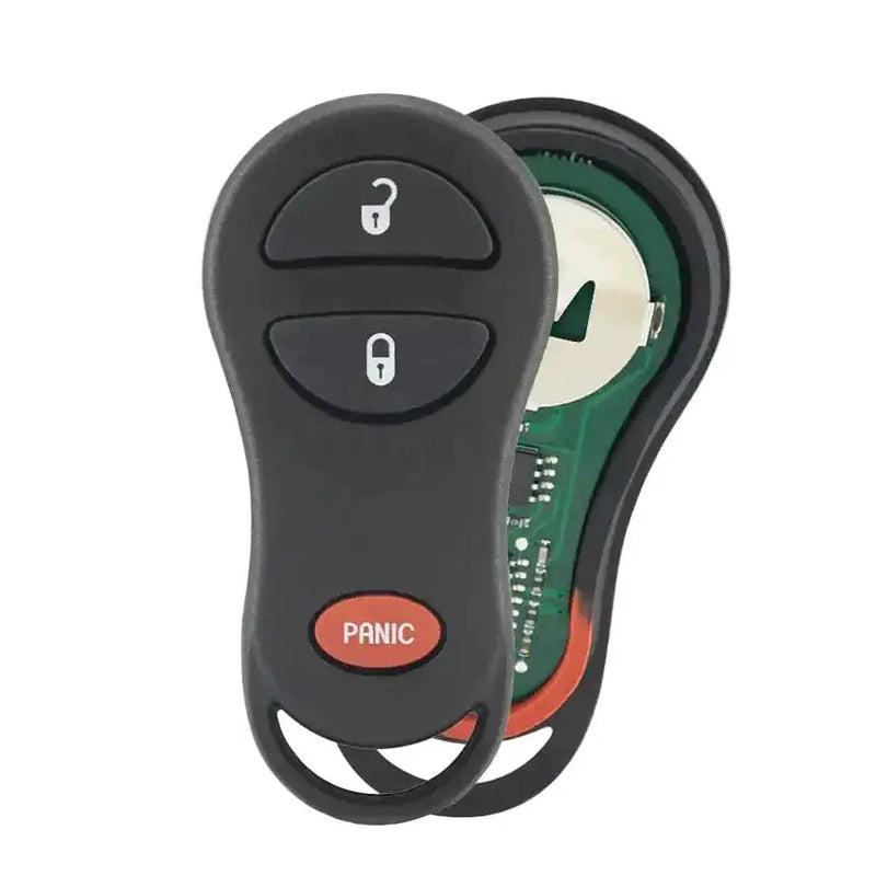 Habicare 3-Button Remote Key Fob 315MHz for Dodge Ram, Dakota, Durango & Jeep Cherokee (1999–2004) 3-Button Remote Key Fob 315MHz for Dodge Ram, Dakota, Durango & Jeep Cherokee (1999–2004)