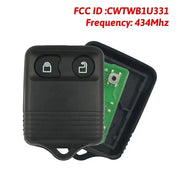 Habicare Ford 2 Button Smart Remote Key 434MHz CWTWB1U331 Replacement For MYREMOTEKEY Ford 2 Button Remote Key 434MHz CWTWB1U331 MYREMOTEKEY