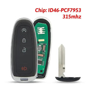 Habicare Habicare Ford Smart Remote Key 315/434MHz ID46 PCF7953 4D63 4D83 Edge Habicare Ford Smart Remote Key 315MHz 434MHz PCF7953