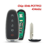 Habicare Habicare Ford Smart Remote Key 315/434MHz ID46 PCF7953 4D63 4D83 Edge Habicare Ford Smart Remote Key 315MHz 434MHz PCF7953
