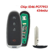 Habicare Habicare Ford Smart Remote Key 315/434MHz ID46 PCF7953 4D63 4D83 Edge Habicare Ford Smart Remote Key 315MHz 434MHz PCF7953
