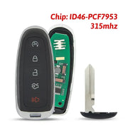 Habicare Habicare Ford Smart Remote Key 315/434MHz ID46 PCF7953 4D63 4D83 Edge Habicare Ford Smart Remote Key 315MHz 434MHz PCF7953