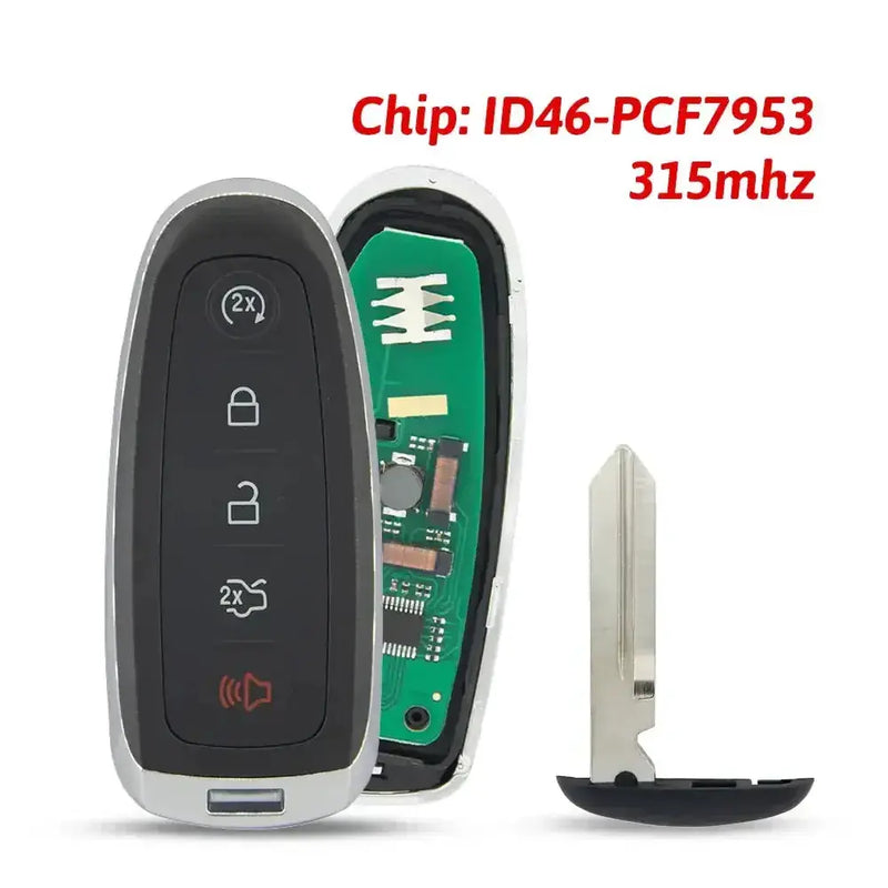 Habicare Habicare Ford Smart Remote Key 315/434MHz ID46 PCF7953 4D63 4D83 Edge Habicare Ford Smart Remote Key 315MHz 434MHz PCF7953