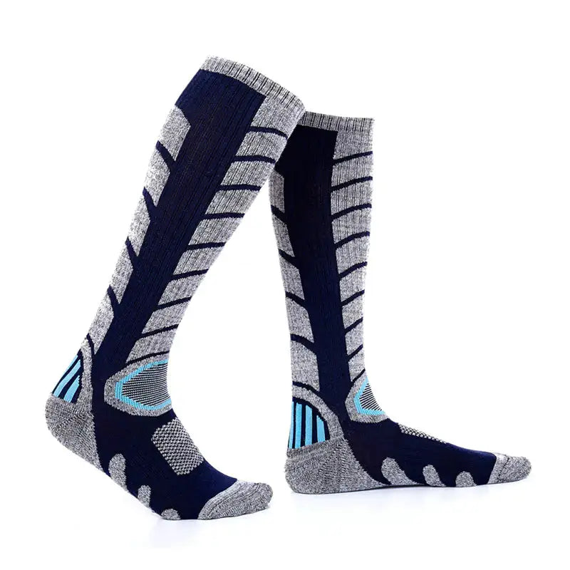 Thick Terry Hiking Socks for Men and Women - Cotton High Tube Cushioned Trail Socks by Mead's Supply & Equipment Outfitters limited