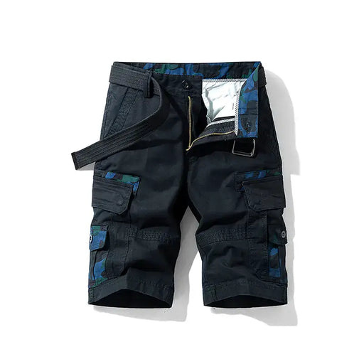 Men's 100% Cotton Cargo Shorts - Knee-Length Outdoor Shorts | Summer Wear by Mead's Supply & Equipment Outfitters limited