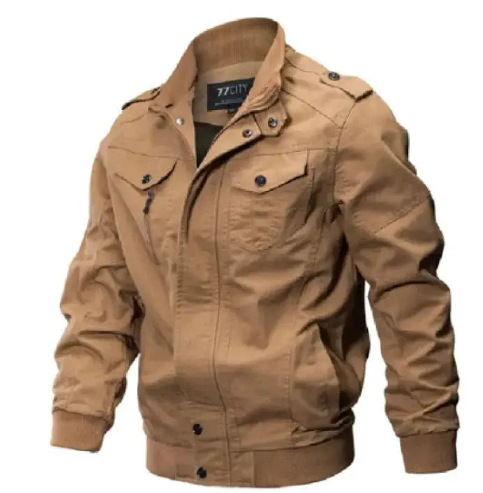 Tactical Flight Army Jacket - Military Bomber Jacket with Cotton Construction | Plus Size Available by Mead's Supply & Equipment Outfitters limited