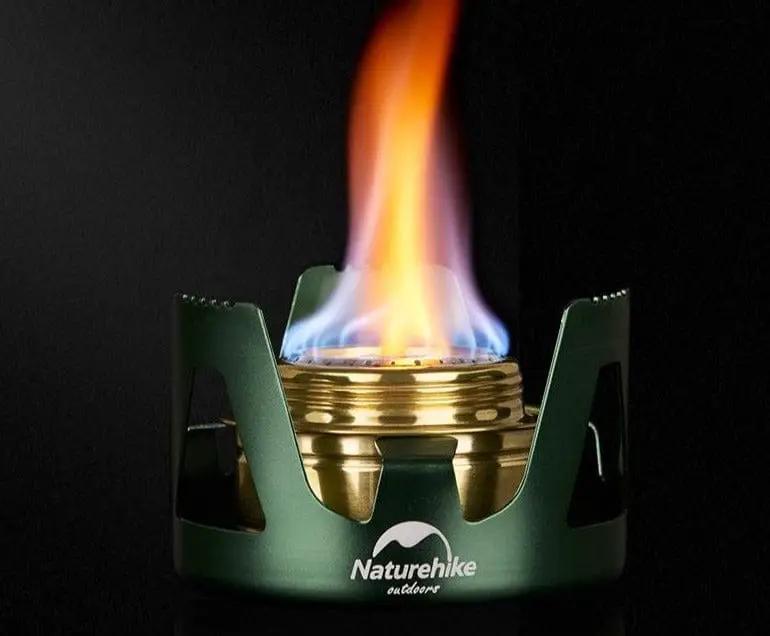 Naturhike Stainless Steel Picnic Solid Alcohol Stove: Elevate Your Camping Cuisine with Ultra-Light Precision by SportZone.co.nz