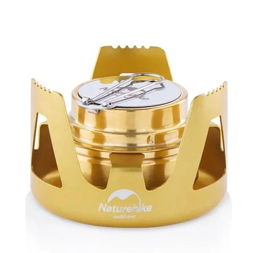 Naturhike Stainless Steel Picnic Solid Alcohol Stove: Elevate Your Camping Cuisine with Ultra-Light Precision by SportZone.co.nz
