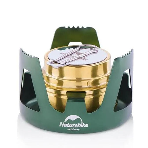 Naturhike Stainless Steel Picnic Solid Alcohol Stove: Elevate Your Camping Cuisine with Ultra-Light Precision by SportZone.co.nz