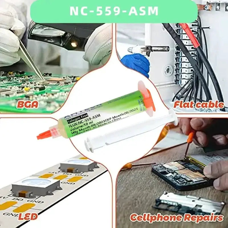 NC-559-ASM No-Clean Solder Paste (10cc) (different quantities available) by Habicare