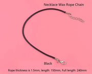 Necklace Wax Rope Extension Chain Cord by Resin Art NZ