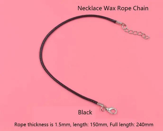 Necklace Wax Rope Extension Chain Cord by Resin Art NZ