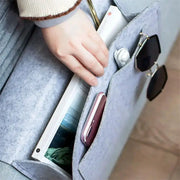 Habicare Felt Bedside Storage Bag with Hanging Pockets Felt Bedside Storage Bag with Hanging Pockets