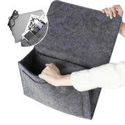 Habicare Felt Bedside Storage Bag with Hanging Pockets Felt Bedside Storage Bag with Hanging Pockets