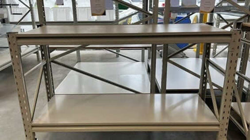 New Longspan Workbench 1800x600x1000 on Castors with two adjustable levels and sturdy frame.