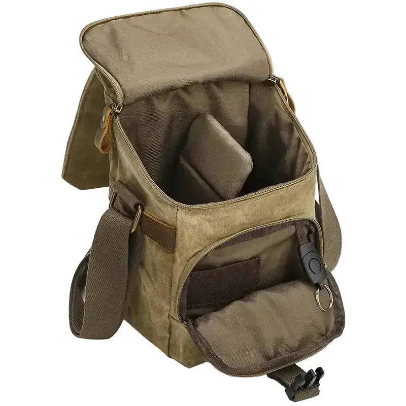Habicare Habicare Men's Digital Camera Shoulder Bag With Wear Resistant Fabric Habicare Men's Digital Camera Shoulder Bag With Wear Resistant Fabric
