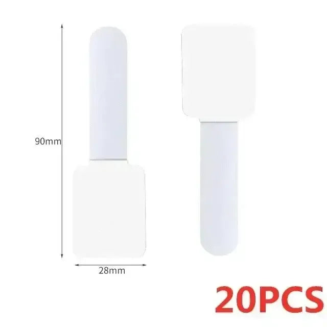 Habicare Reusable Cable Ties with Self-Adhesive Power Cord Holder Reusable Cable Ties with Self-Adhesive Power Cord Holder