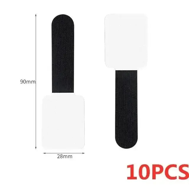 Habicare Reusable Cable Ties with Self-Adhesive Power Cord Holder Reusable Cable Ties with Self-Adhesive Power Cord Holder