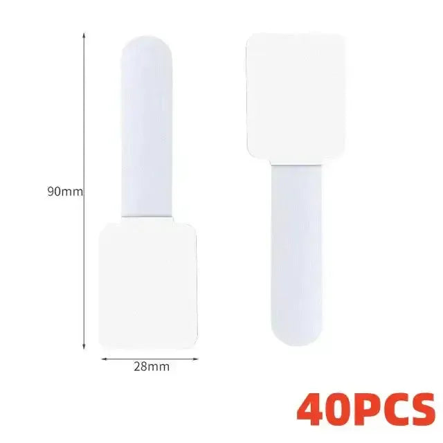 Habicare Reusable Cable Ties with Self-Adhesive Power Cord Holder Reusable Cable Ties with Self-Adhesive Power Cord Holder