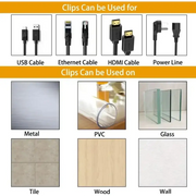 Habicare Reusable Cable Ties with Self-Adhesive Power Cord Holder Reusable Cable Ties with Self-Adhesive Power Cord Holder