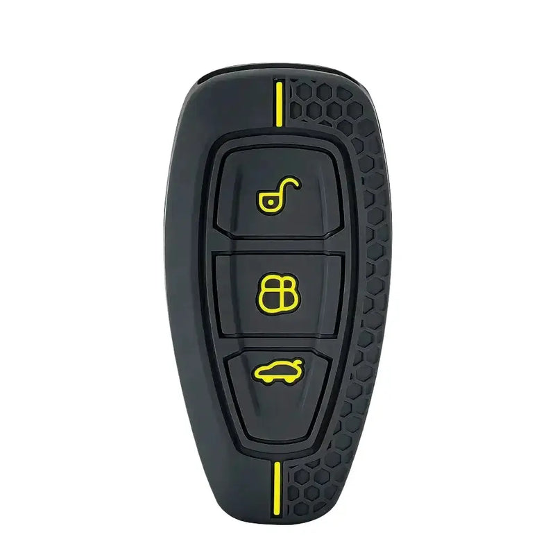 Habicare Silicone Remote Key Case for Ford Focus, Mondeo, Fiesta, Kuga, EcoSport, Transit & Grand C-Max Silicone Remote Key Case for Ford Focus, Mondeo, Fiesta, Kuga, EcoSport, Transit & Grand C-Max