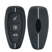 Habicare Silicone Remote Key Case for Ford Focus, Mondeo, Fiesta, Kuga, EcoSport, Transit & Grand C-Max Silicone Remote Key Case for Ford Focus, Mondeo, Fiesta, Kuga, EcoSport, Transit & Grand C-Max