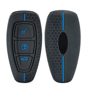 Habicare Silicone Remote Key Case for Ford Focus, Mondeo, Fiesta, Kuga, EcoSport, Transit & Grand C-Max Silicone Remote Key Case for Ford Focus, Mondeo, Fiesta, Kuga, EcoSport, Transit & Grand C-Max