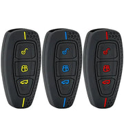 Habicare Silicone Remote Key Case for Ford Focus, Mondeo, Fiesta, Kuga, EcoSport, Transit & Grand C-Max Silicone Remote Key Case for Ford Focus, Mondeo, Fiesta, Kuga, EcoSport, Transit & Grand C-Max