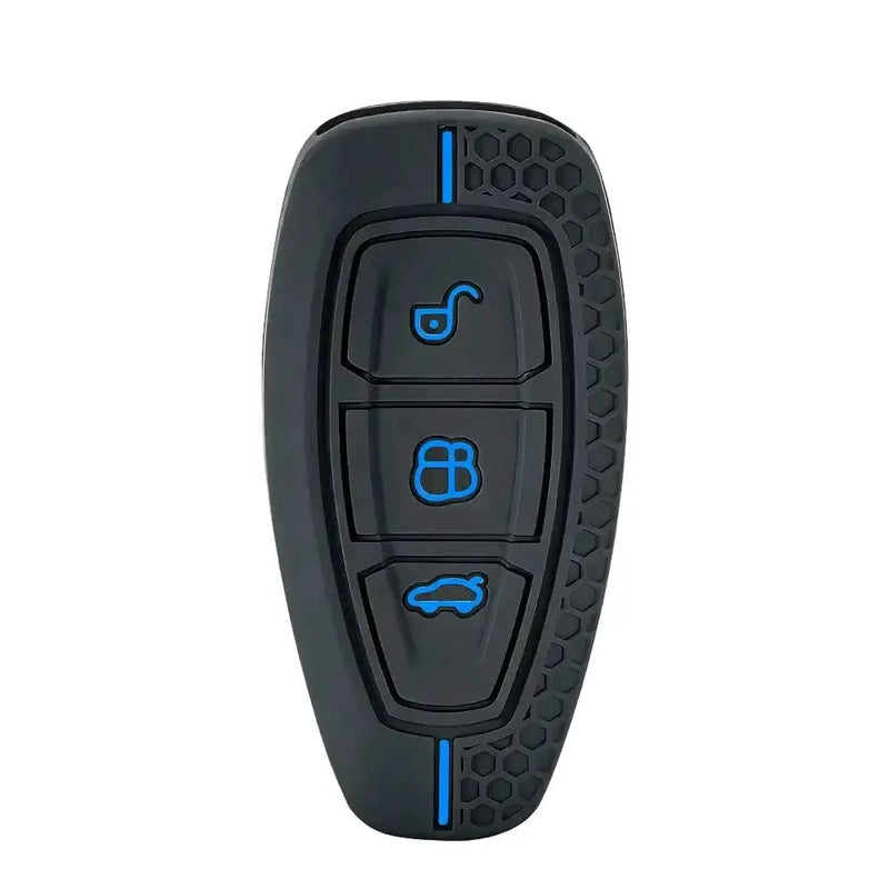 Habicare Silicone Remote Key Case for Ford Focus, Mondeo, Fiesta, Kuga, EcoSport, Transit & Grand C-Max Silicone Remote Key Case for Ford Focus, Mondeo, Fiesta, Kuga, EcoSport, Transit & Grand C-Max
