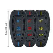Habicare Silicone Remote Key Case for Ford Focus, Mondeo, Fiesta, Kuga, EcoSport, Transit & Grand C-Max Silicone Remote Key Case for Ford Focus, Mondeo, Fiesta, Kuga, EcoSport, Transit & Grand C-Max