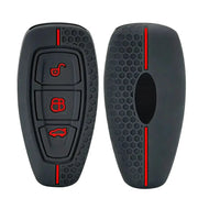 Habicare Silicone Remote Key Case for Ford Focus, Mondeo, Fiesta, Kuga, EcoSport, Transit & Grand C-Max Silicone Remote Key Case for Ford Focus, Mondeo, Fiesta, Kuga, EcoSport, Transit & Grand C-Max