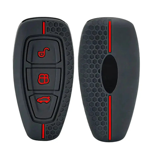 Habicare Silicone Remote Key Case for Ford Focus, Mondeo, Fiesta, Kuga, EcoSport, Transit & Grand C-Max Silicone Remote Key Case for Ford Focus, Mondeo, Fiesta, Kuga, EcoSport, Transit & Grand C-Max