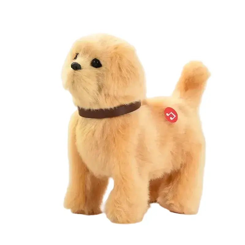 Simulation Electric Plush Dog Toy with Voice Control, Music & Walking Features by Habicare