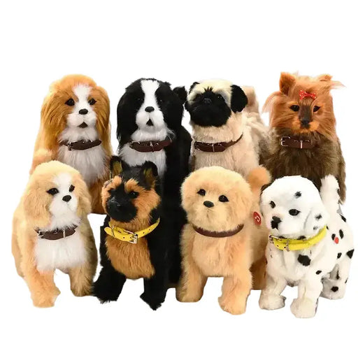 Simulation Electric Plush Dog Toy with Voice Control, Music & Walking Features by Habicare