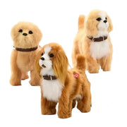 Simulation Electric Plush Dog Toy with Voice Control, Music & Walking Features by Habicare
