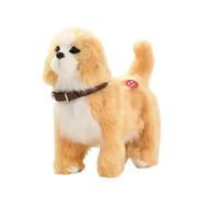 Simulation Electric Plush Dog Toy with Voice Control, Music & Walking Features by Habicare