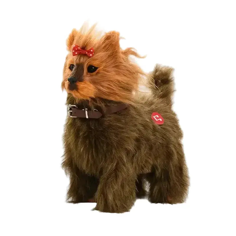 Simulation Electric Plush Dog Toy with Voice Control, Music & Walking Features by Habicare