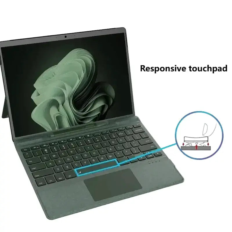 Habicare Surface Pro 8/9/X/10/11 Bluetooth Magnetic Keyboard with Touchpad, Pen Slot & 7 Colors available Surface Pro 8/9/X/10/11 Bluetooth Magnetic Keyboard with Touchpad, Pen Slot & 7 Colors available