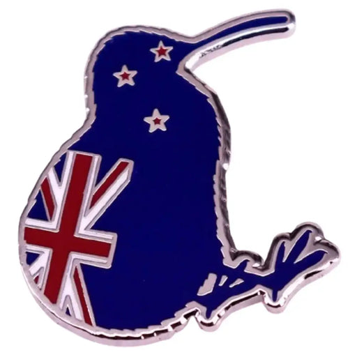 New Zealand Kiwi Bird Enamel Pin by Habicare