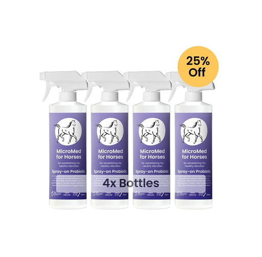 MicroMed for Horses Acute Care – 4 x 500ml Bundle by MicroMed