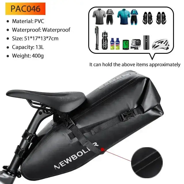 Habicare Waterproof Bike packing Bag Set for Long-Distance Cycling Waterproof Bike packing Bag Set for Long-Distance Cycling