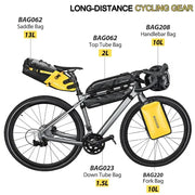 Habicare Waterproof Bike packing Bag Set for Long-Distance Cycling Waterproof Bike packing Bag Set for Long-Distance Cycling