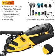 Habicare Waterproof Bike packing Bag Set for Long-Distance Cycling Waterproof Bike packing Bag Set for Long-Distance Cycling