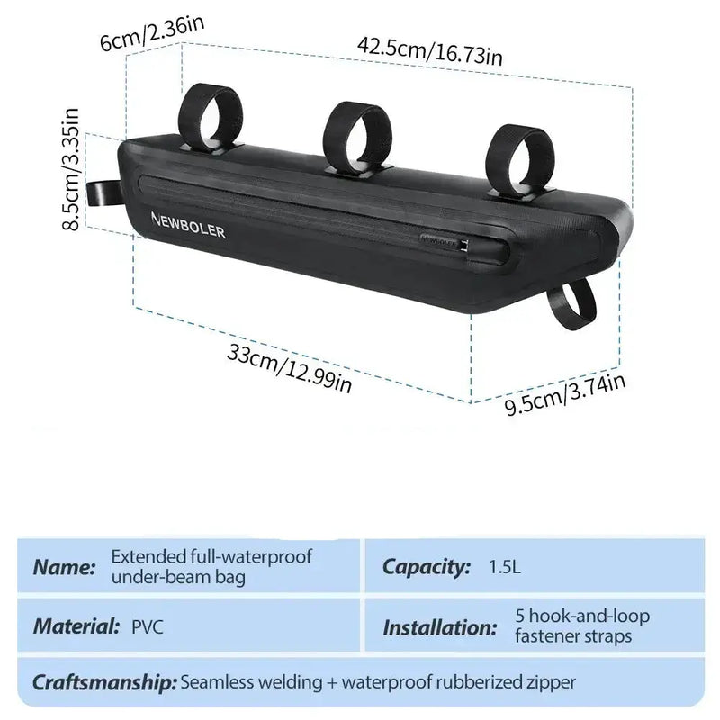 Habicare Waterproof Bike packing Bag Set for Long-Distance Cycling Waterproof Bike packing Bag Set for Long-Distance Cycling