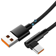 NNBILI 66W USB-C Elbow Charger Cable for Smartphones by Habicare
